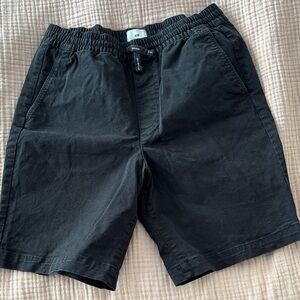 H&M Men's Black Flat Front Shorts